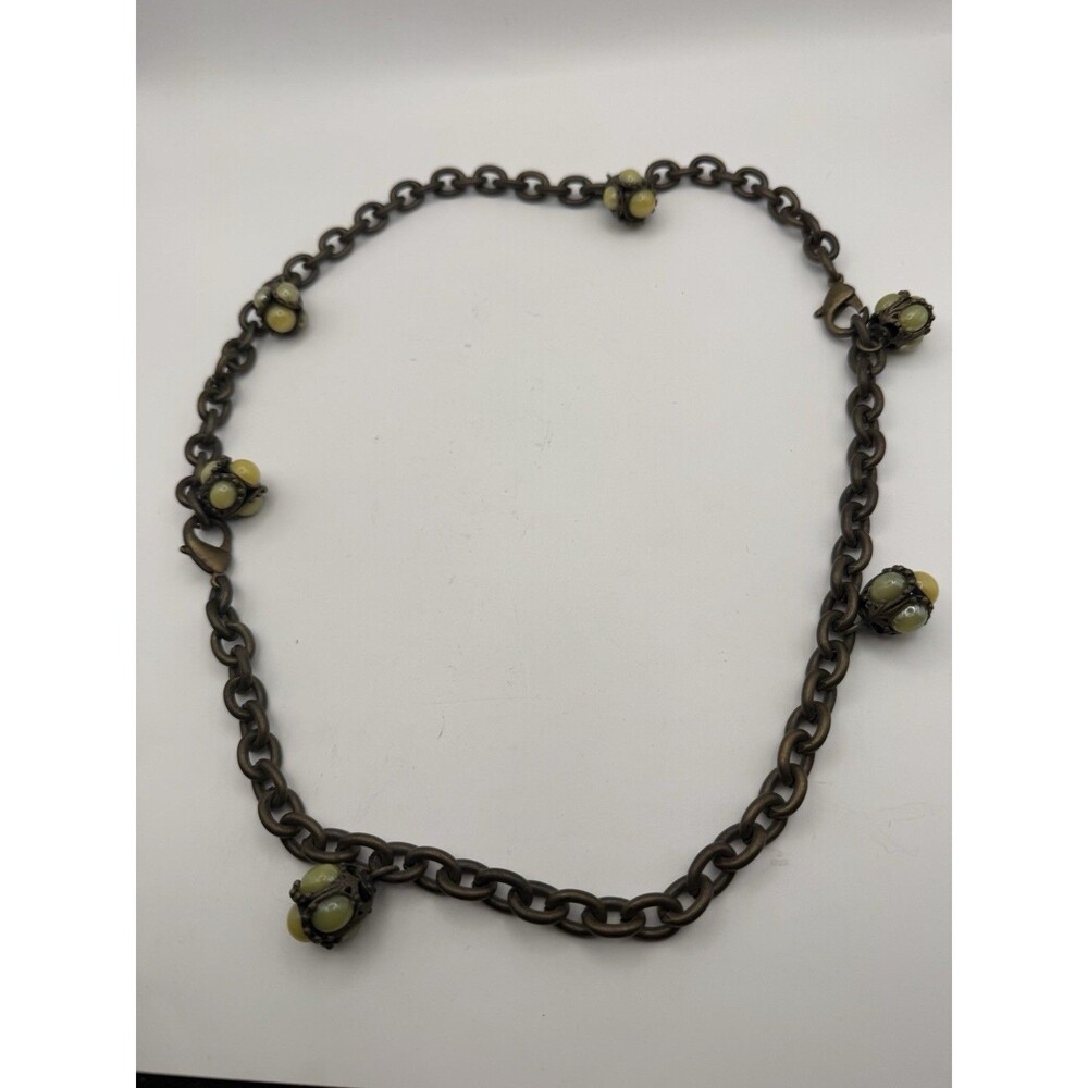 Beaded Chain Necklace 2-Piece Convertible Long Necklace